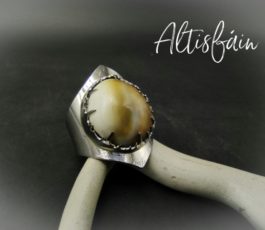 Commande Séverine**Bague inox Œil de Sainte Lucie/Oeil de Shiva
