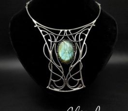 Collier inox “Les Diaboliques: Galadriel” Labradorite